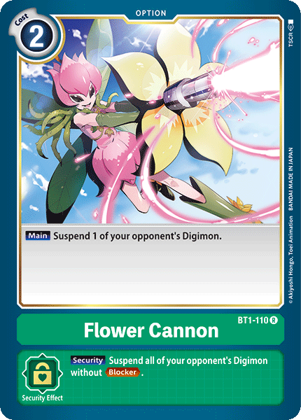 Flower Cannon [BT1-110] [Release Special Booster Ver.1.0] | The Time Vault CA