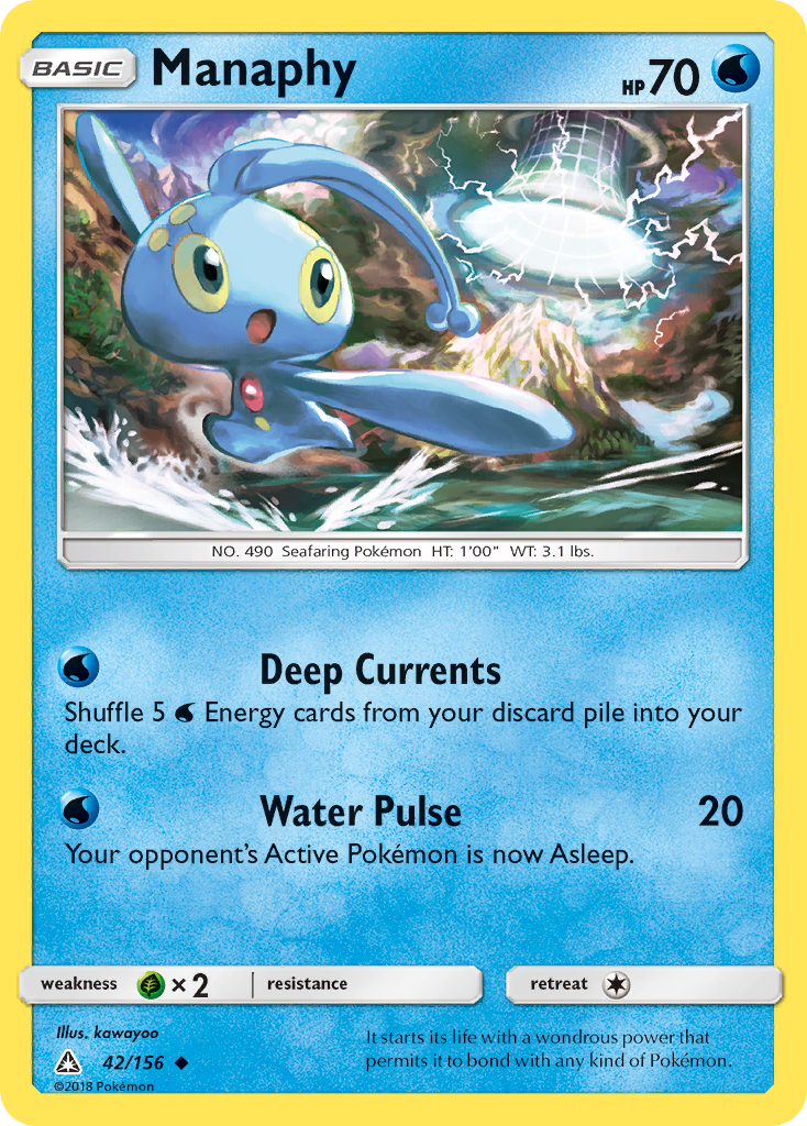 Manaphy (42/156) [Sun & Moon: Ultra Prism] | The Time Vault CA