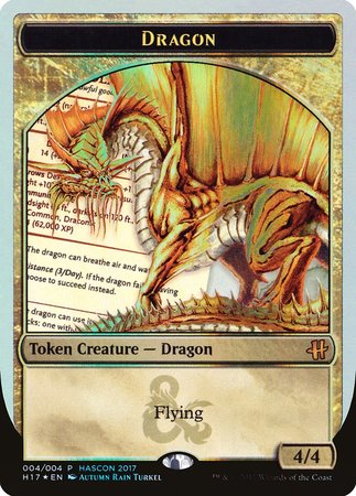 Gold Dragon Token [HasCon 2017] | The Time Vault CA