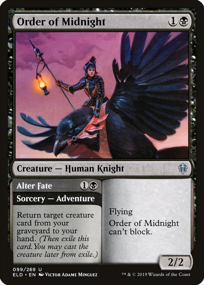 Order of Midnight // Alter Fate [Throne of Eldraine] | The Time Vault CA