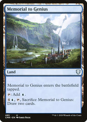 Memorial to Genius [Commander Legends] | The Time Vault CA