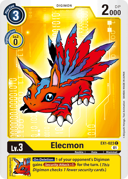 Elecmon [EX1-023] [Classic Collection] | The Time Vault CA