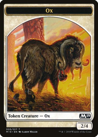 Ox Token [Core Set 2019 Tokens] | The Time Vault CA