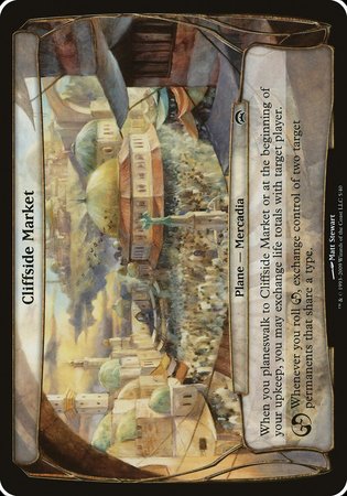 Cliffside Market (Planechase) [Planechase Planes] | The Time Vault CA