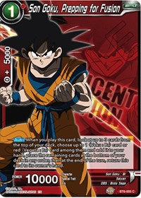 Son Goku, Prepping for Fusion [BT6-005] | The Time Vault CA