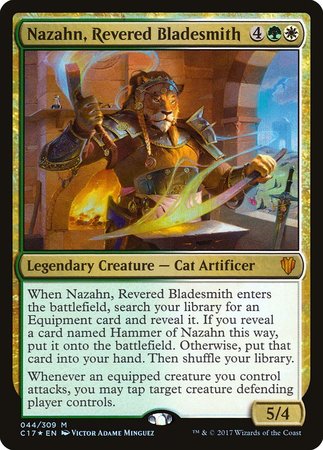 Nazahn, Revered Bladesmith [Commander 2017] | The Time Vault CA