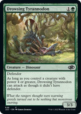 Drowsing Tyrannodon [Jumpstart 2022] | The Time Vault CA