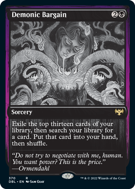 Demonic Bargain [Innistrad: Double Feature] | The Time Vault CA