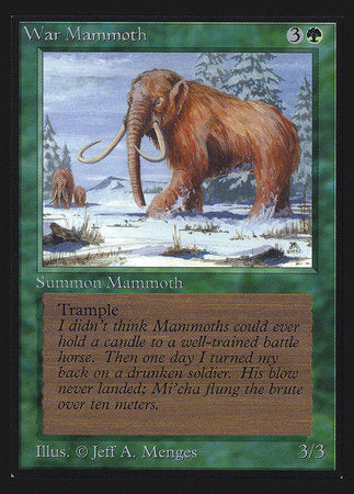 War Mammoth (IE) [Intl. Collectors’ Edition] | The Time Vault CA