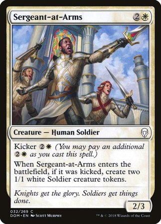 Sergeant-at-Arms [Dominaria] | The Time Vault CA