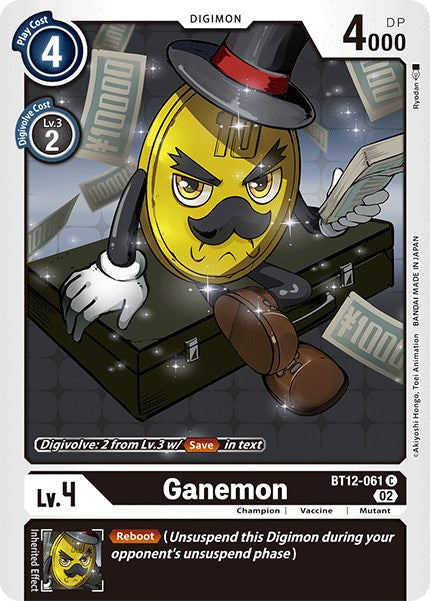 Ganemon [BT12-061] [Across Time] | The Time Vault CA