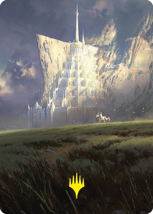 Minas Tirith Art Card (Gold-Stamped Signature) [The Lord of the Rings: Tales of Middle-earth Art Series] | The Time Vault CA