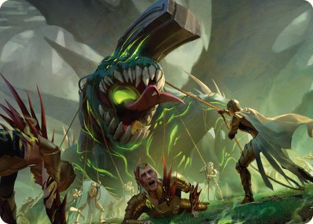Noxious Assault Art Card [Phyrexia: All Will Be One Art Series] | The Time Vault CA