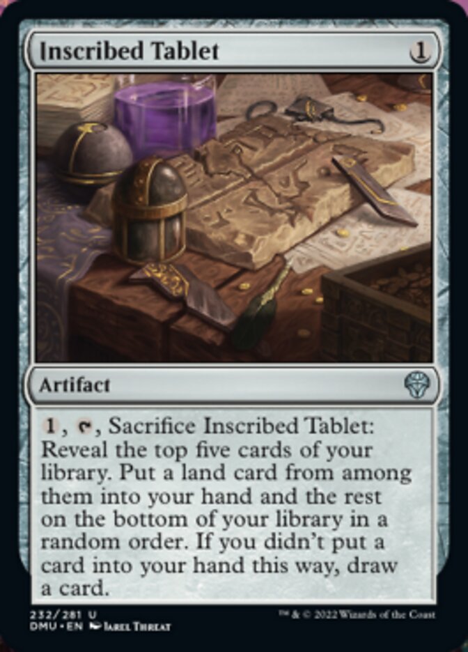 Inscribed Tablet [Dominaria United] | The Time Vault CA