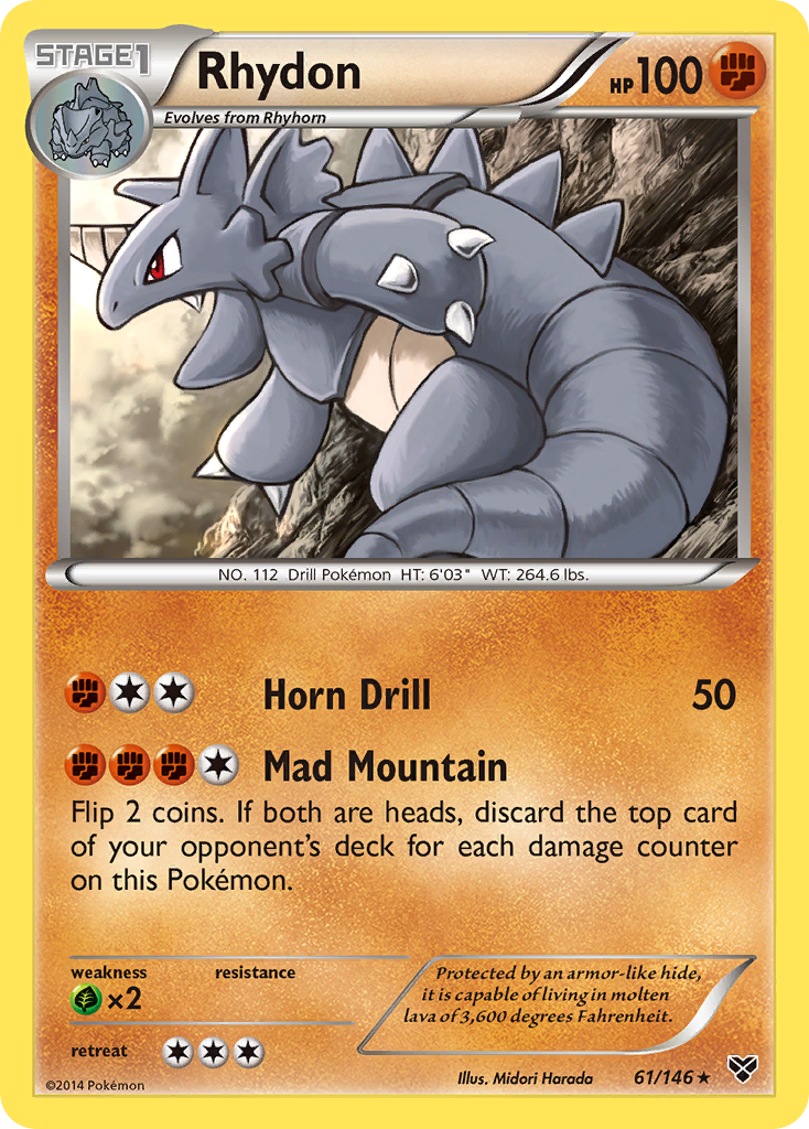 Rhydon (61/146) [XY: Base Set] | The Time Vault CA