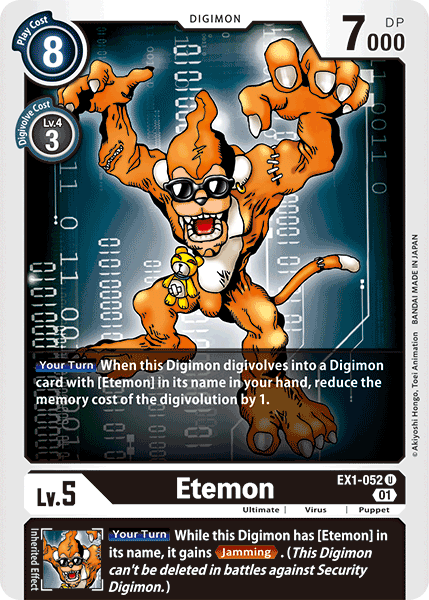 Etemon [EX1-052] [Classic Collection] | The Time Vault CA
