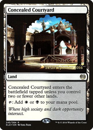 Concealed Courtyard [Kaladesh Promos] | The Time Vault CA