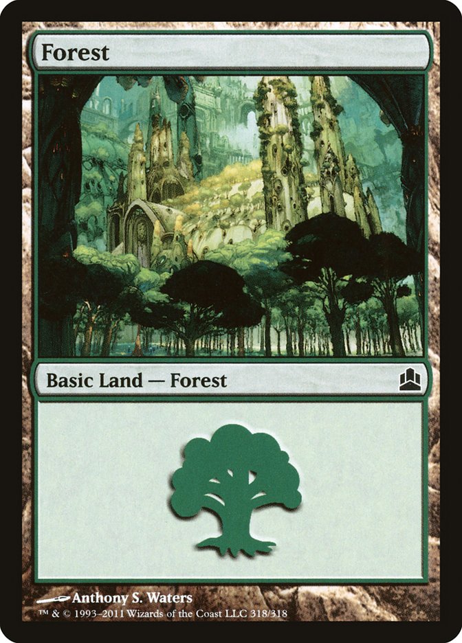 Forest (318) [Commander 2011] | The Time Vault CA