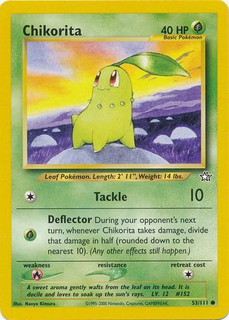 Chikorita (53/111) [Neo Genesis Unlimited] | The Time Vault CA