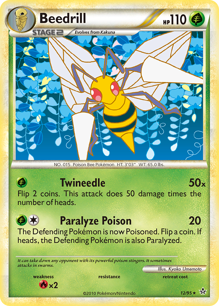 Beedrill (12/95) [HeartGold & SoulSilver: Unleashed] | The Time Vault CA