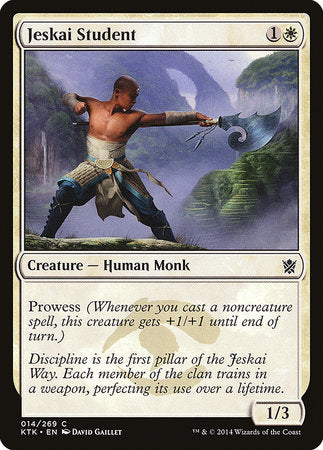 Jeskai Student [Khans of Tarkir] | The Time Vault CA