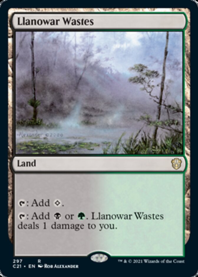 Llanowar Wastes [Commander 2021] | The Time Vault CA