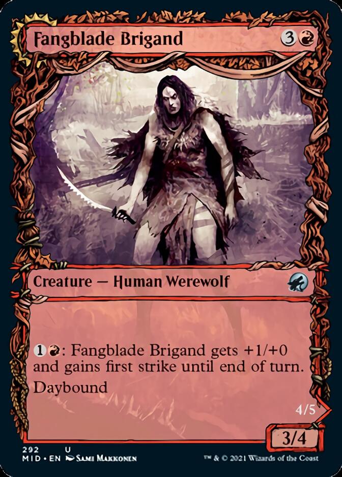 Fangblade Brigand // Fangblade Eviscerator (Showcase Equinox) [Innistrad: Midnight Hunt] | The Time Vault CA