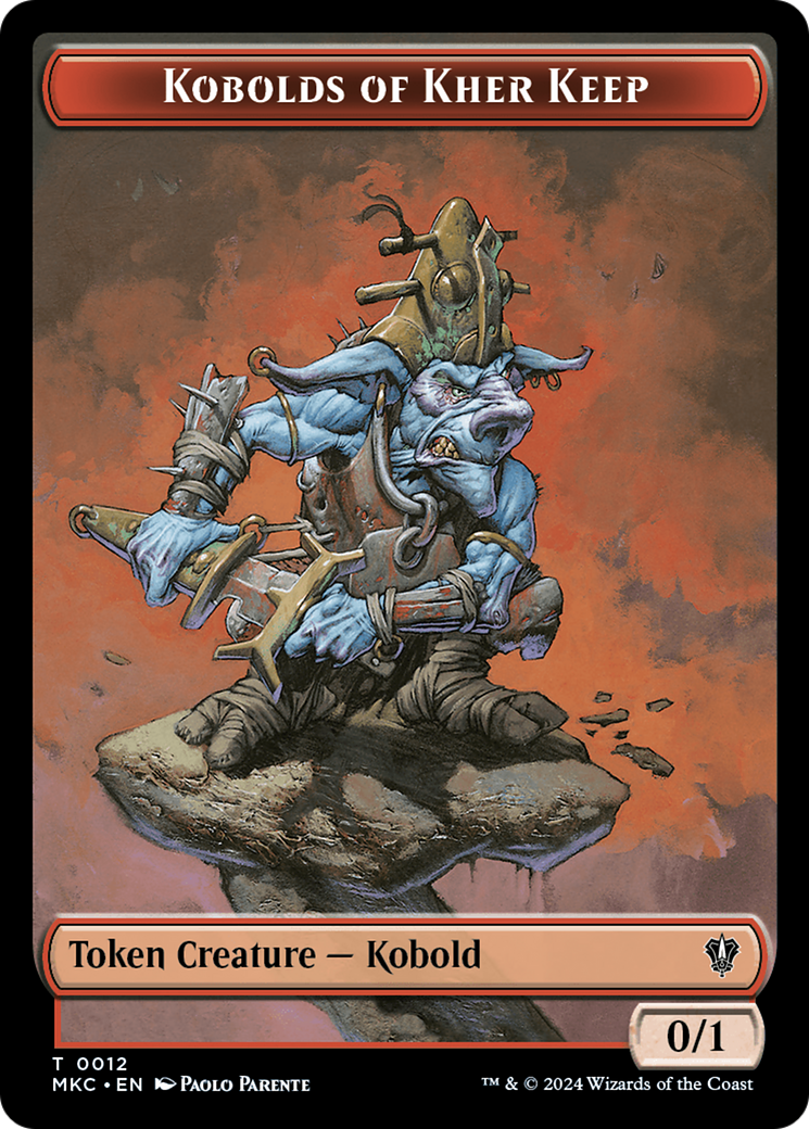 Gold // Kobolds of Kher Keep Double-Sided Token [Murders at Karlov Manor Commander Tokens] | The Time Vault CA