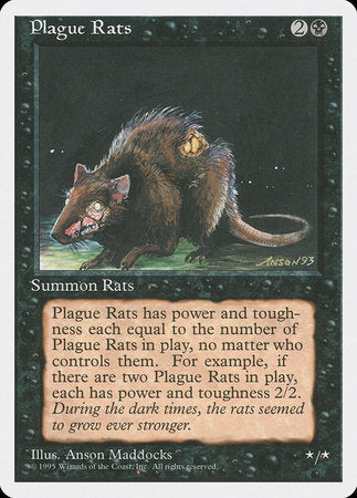 Plague Rats [Fourth Edition] | The Time Vault CA