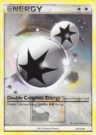 Double Colorless Energy (103/123) (League Promo) [HeartGold & SoulSilver: Base Set] | The Time Vault CA
