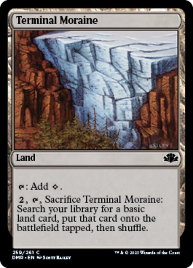 Terminal Moraine [Dominaria Remastered] | The Time Vault CA