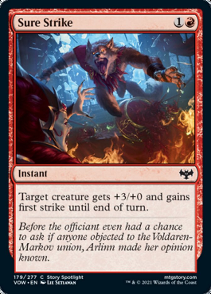 Sure Strike [Innistrad: Crimson Vow] | The Time Vault CA