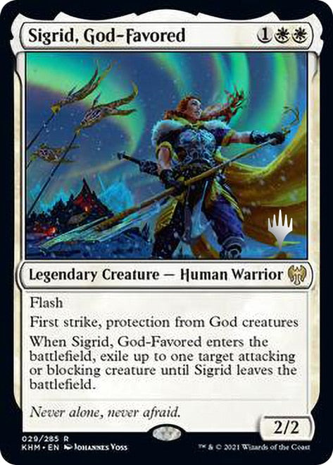 Sigrid, God-Favored [Kaldheim Promo Pack] | The Time Vault CA