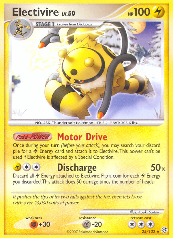 Electivire (25/132) [Diamond & Pearl: Secret Wonders] | The Time Vault CA