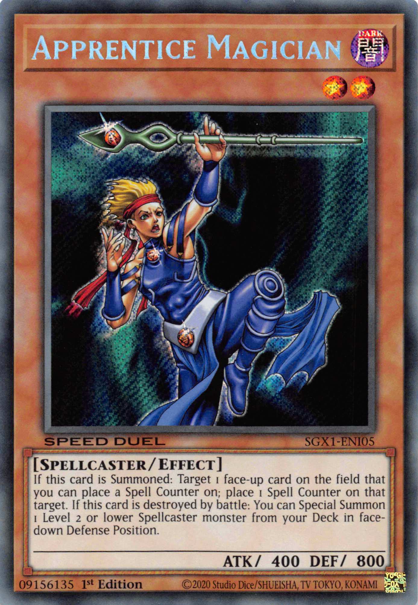 Apprentice Magician [SGX1-ENI05] Secret Rare | The Time Vault CA