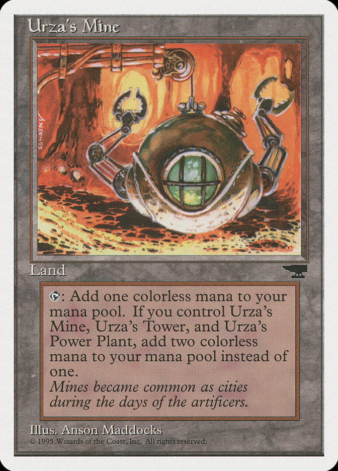 Urza's Mine (Orange Background) [Chronicles] | The Time Vault CA
