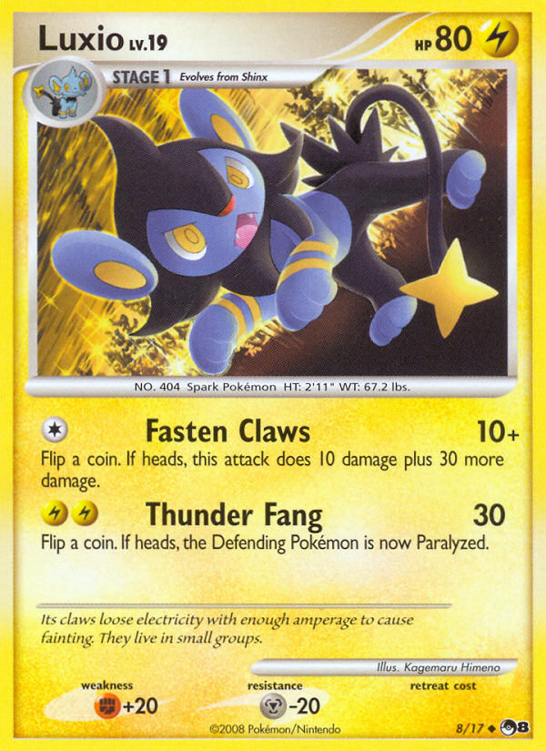 Luxio (8/17) [POP Series 8] | The Time Vault CA