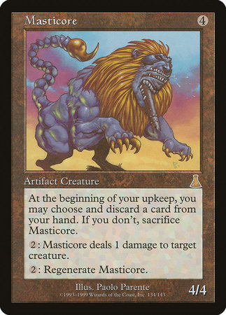 Masticore [Urza's Destiny] | The Time Vault CA