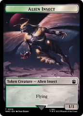 Alien Angel // Alien Insect Double-Sided Token [Doctor Who Tokens] | The Time Vault CA