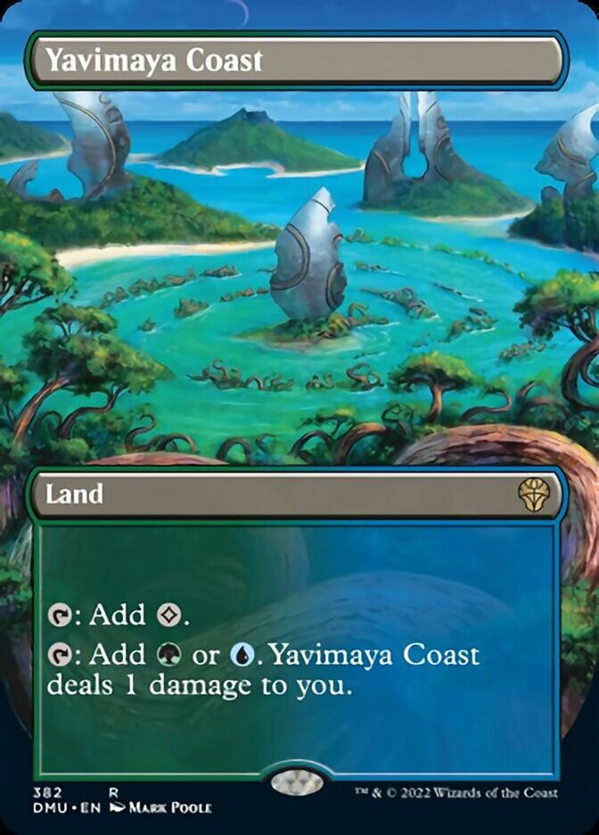 Yavimaya Coast (Borderless Alternate Art) [Dominaria United] | The Time Vault CA