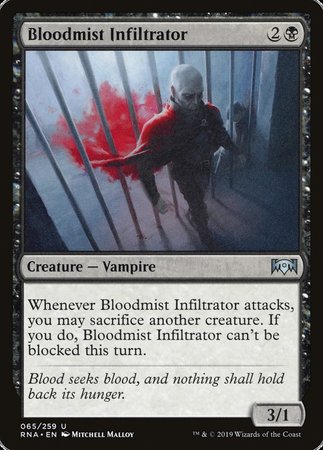 Bloodmist Infiltrator [Ravnica Allegiance] | The Time Vault CA