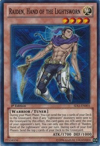 Raiden, Hand of the Lightsworn [SDLI-EN003] Super Rare | The Time Vault CA