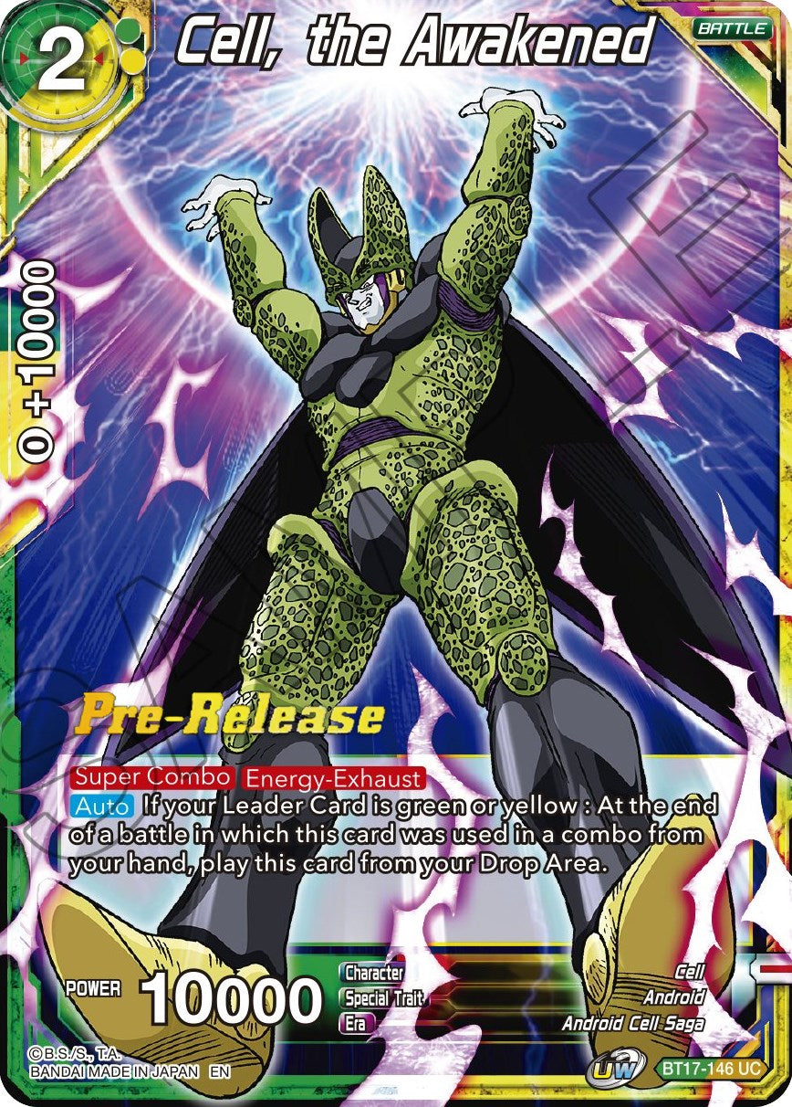 Cell, the Awakened (BT17-146) [Ultimate Squad Prerelease Promos] | The Time Vault CA