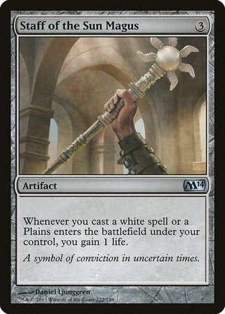 Staff of the Sun Magus [Magic 2014] | The Time Vault CA