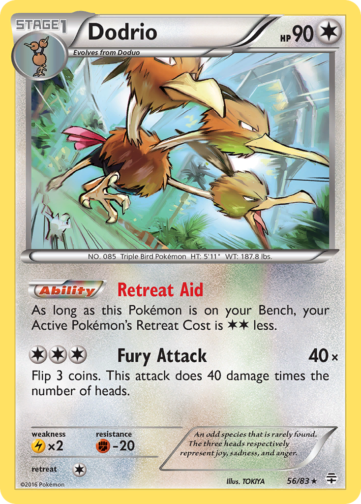 Dodrio (56/83) [XY: Generations] | The Time Vault CA