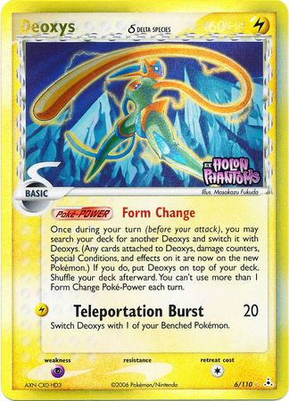 Deoxys (6/110) (Delta Species) (Stamped) [EX: Holon Phantoms] | The Time Vault CA