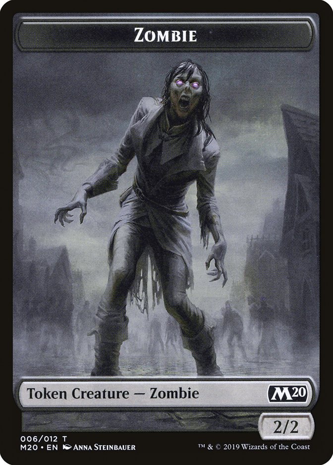 Dragon (002) // Zombie Double-Sided Token [Game Night 2019 Tokens] | The Time Vault CA