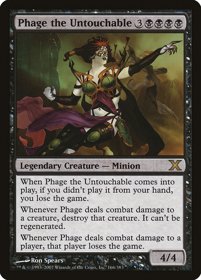 Phage the Untouchable [Tenth Edition] | The Time Vault CA