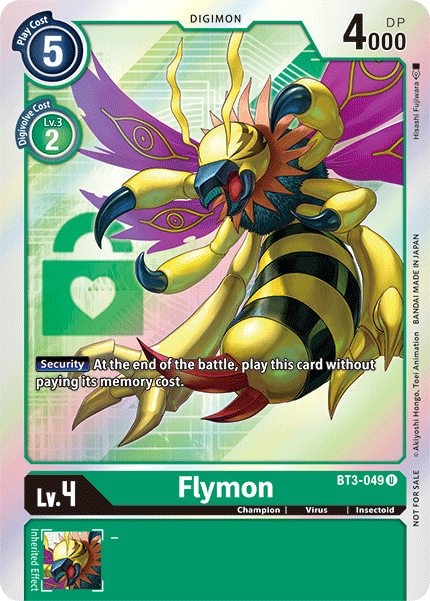 Flymon [BT3-049] (Buy-A-Box Promo) [Release Special Booster Ver.1.5 Promos] | The Time Vault CA