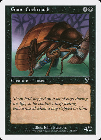 Giant Cockroach [Seventh Edition] | The Time Vault CA